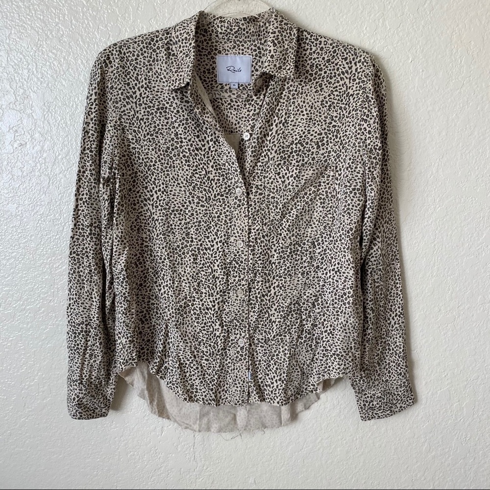 Rails indigo raw jungle button down shirt size xs - Picture 3 of 12